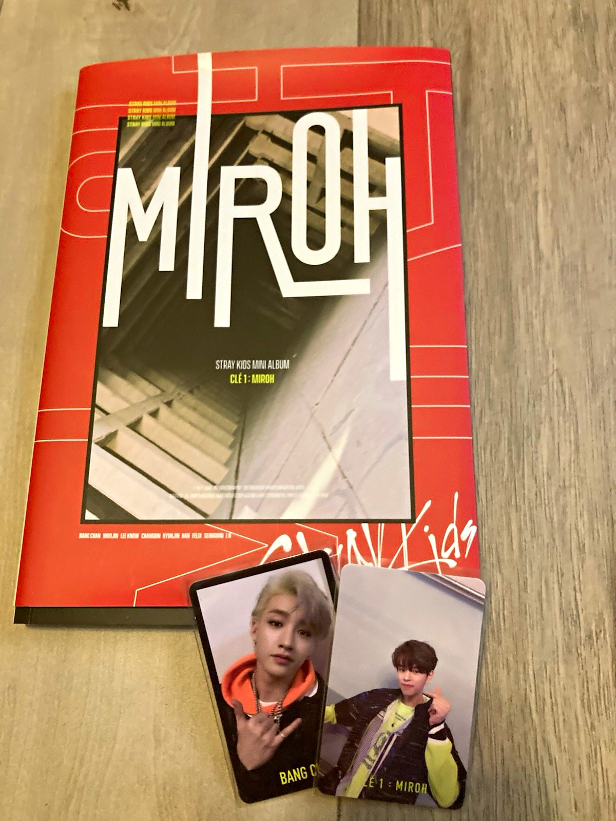 Stray Kids Clé 1: MIROH LIMITED VERSION Album FELIX page WITH PHOTOCARDS