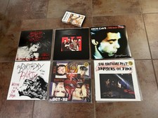 RARE LTD ED Nick Cave/The Birthday Party/ Lydia Lunch (6) Vinyl Lot + VHS picture