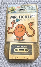 VTG 1982 Mr. Men & Little Miss Read-along Book & Cassette Set Mr.Tickle NOS picture