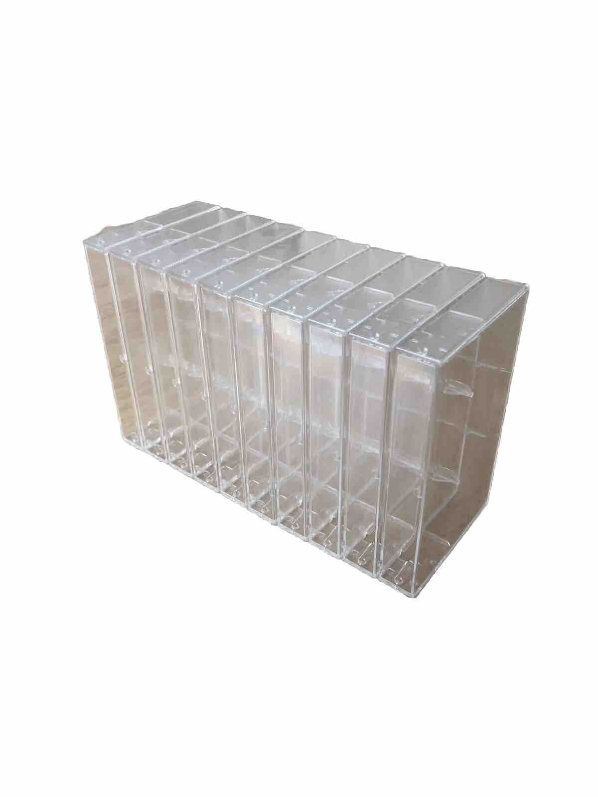New Cassette Cases Clear Count Of 10