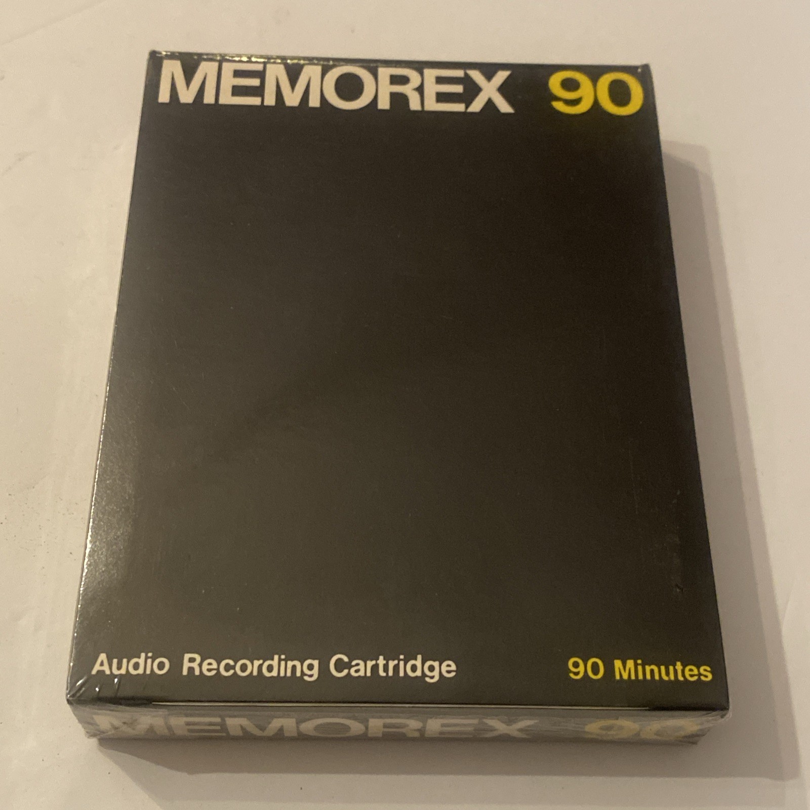 Blank 8-Track Cartridge Tape MEMOREX 90 minutes New Old Stock NOS Factory Sealed