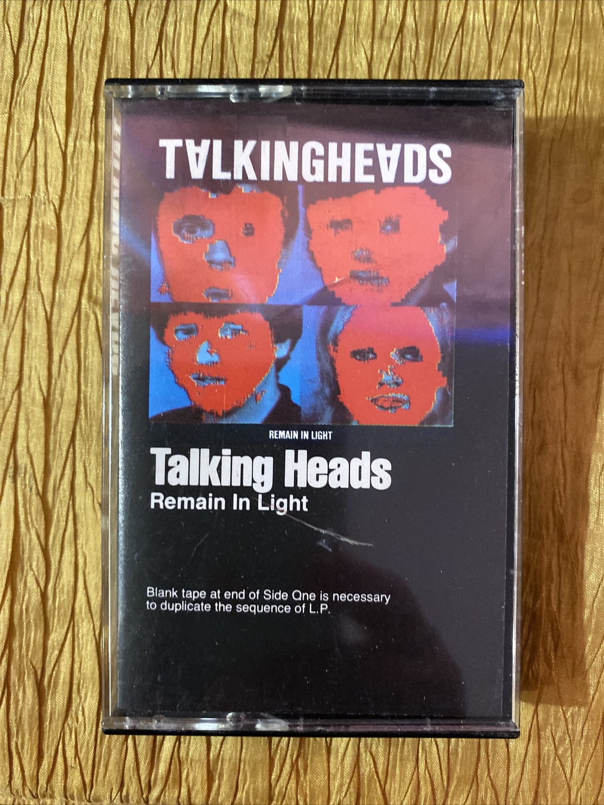 VTG 1980 Talking Heads Remain In Light Cassette Tape Sire Records M5S 6095 EUC
