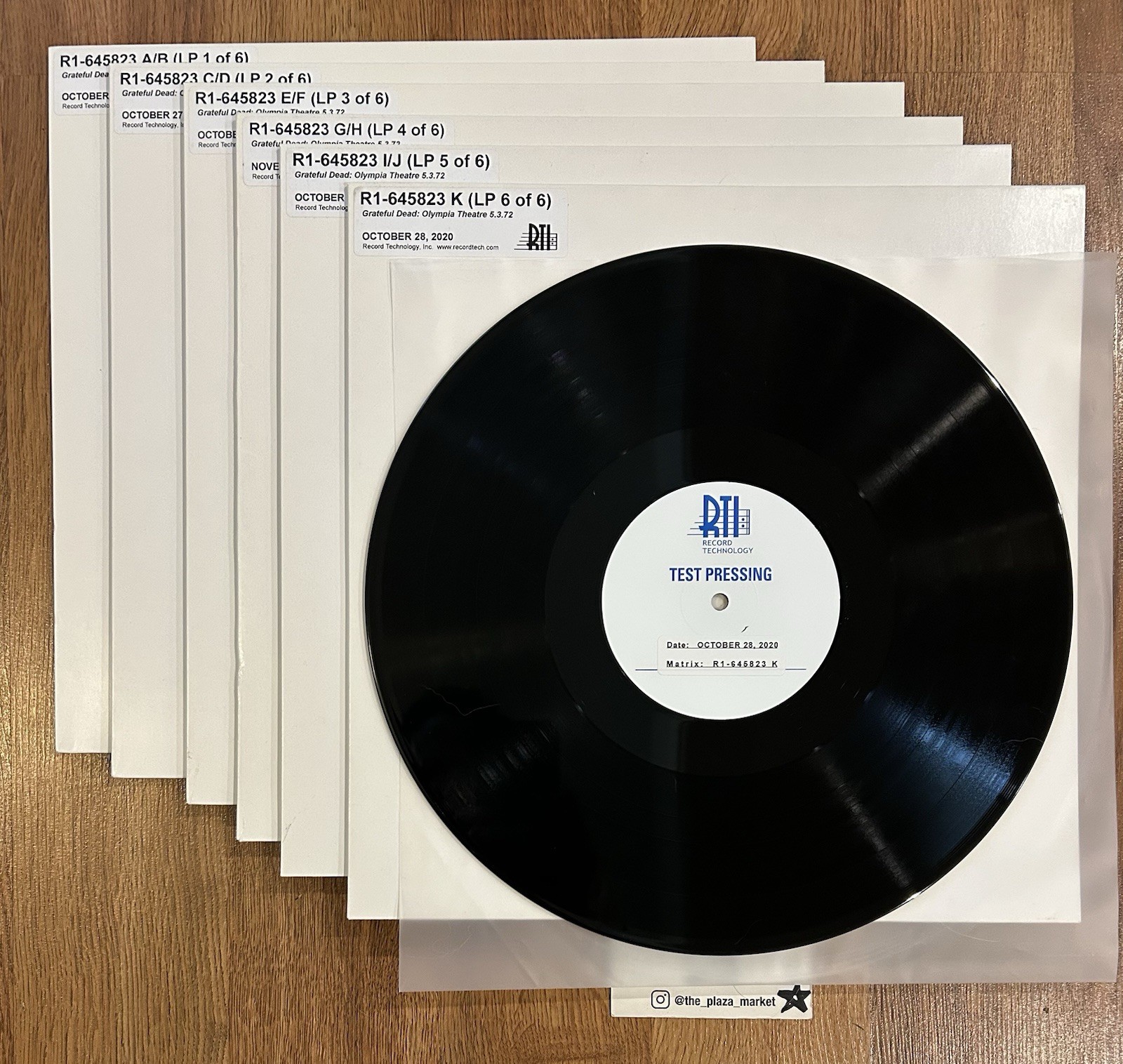 Grateful Dead Olympia Theatre 5-3-72 vinyl record Test Pressing 6xLP Rare music