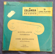 Columbia Masterworks Kostelanetz Favorites Andre Kostelanetz LP Vinyl ML 4065 picture