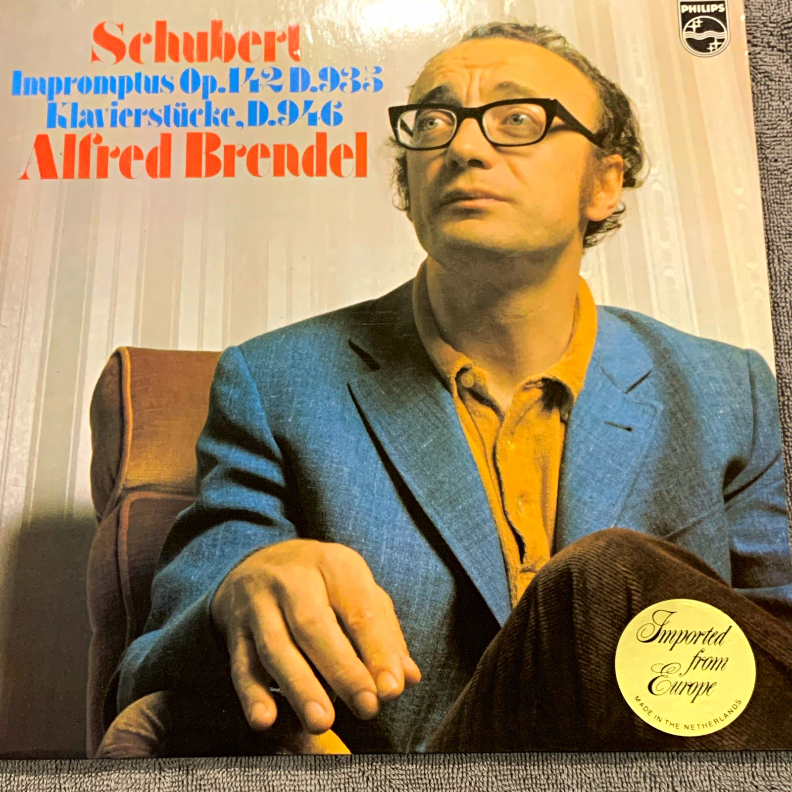 Philips Schubert Impromptus D935 & Klavierstücke D946 Brendel LP 33 Stereo