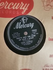 Sarah Vaughan E Grade Mercury 70846 Hal Mooney Orch. picture