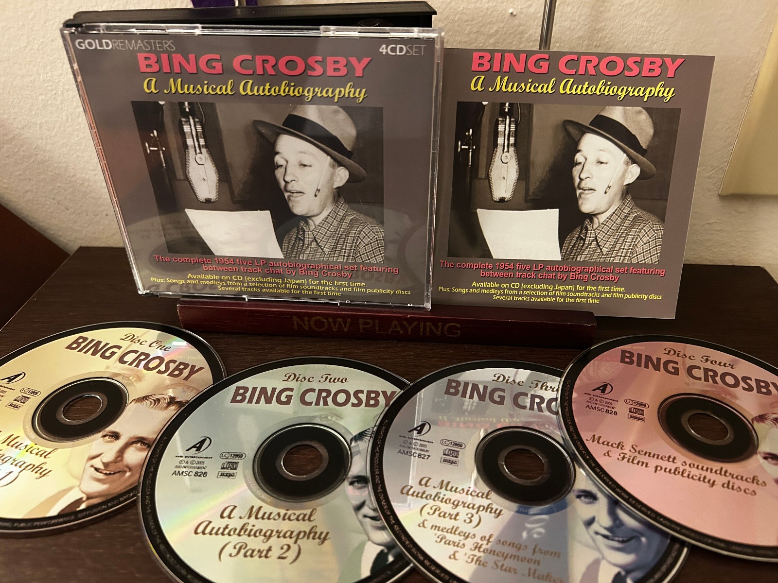 Bing Crosby A Musical Autobiography 4 CD 2005 UK IMPORT, White Christmas, Jazz