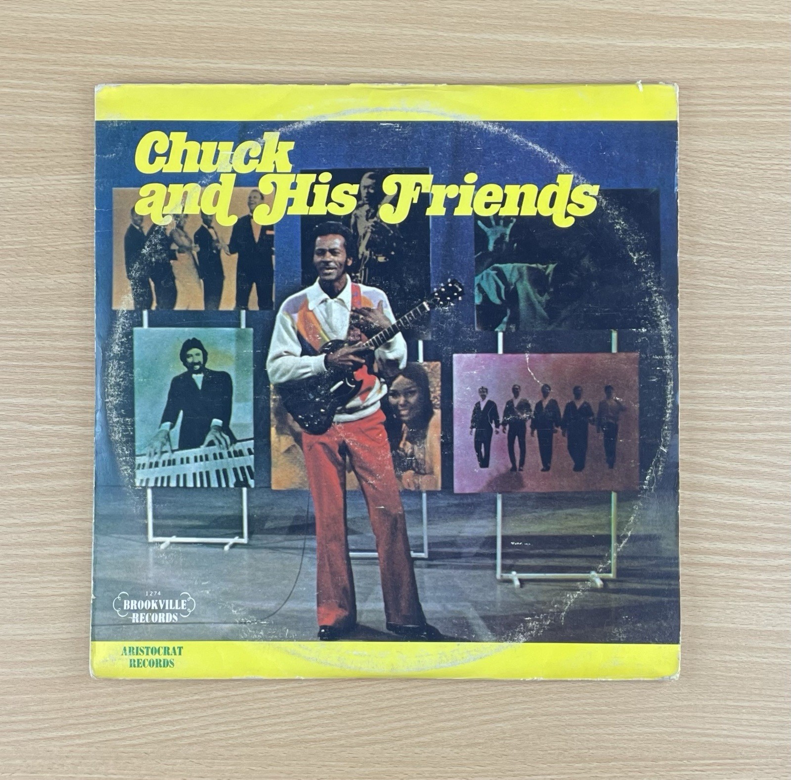 Chuck Berry/Various – Chuck And His Friends 1974 1stEd. Vinyl LP Rock\'n\'Roll VG