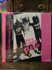 THE CLASH JAPAN LASER DISC JAPANESE LD THIS IS VIDEO CLASH OBI DAMNED STRANGLERS picture