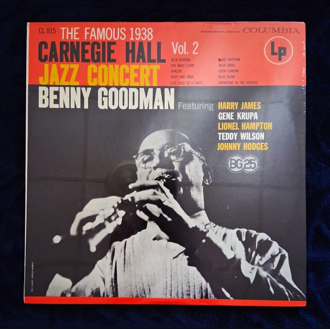Benny Goodman Columbia CL 815 LP Vinyl 1938 Carnegie Hall Jazz Concert Vol. 2