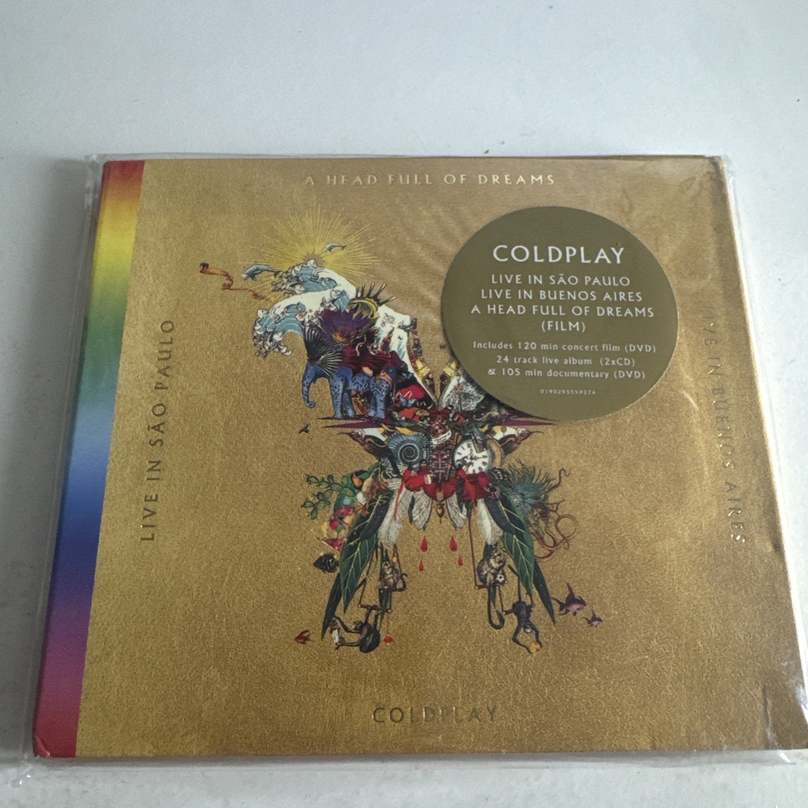 Coldplay LIVE IN BUENOS AIRES SAO PAUL A Head of Full of Dreams CD DVD 0728