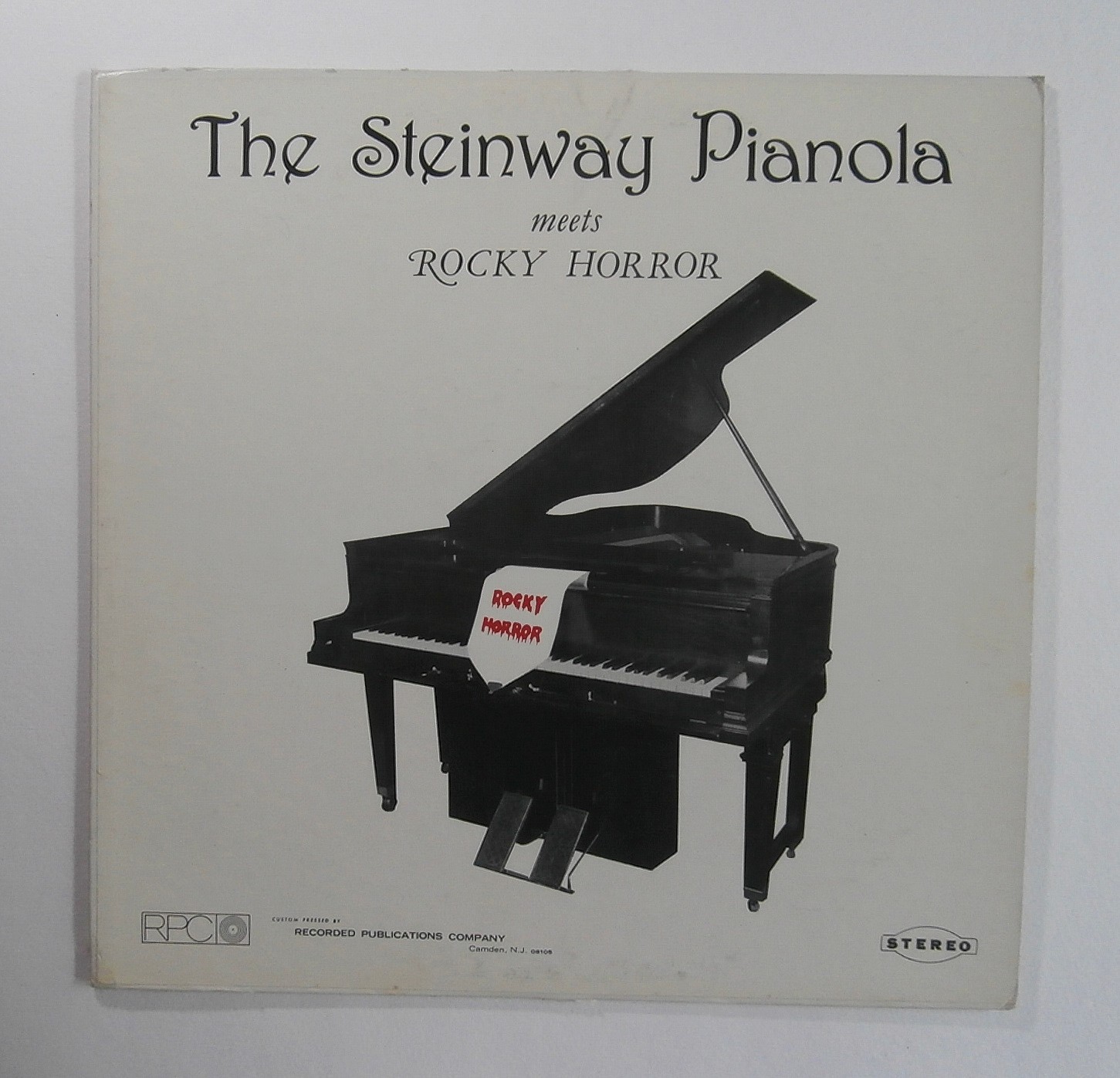 1980 THE STEINWAY PIANOLA MEETS ROCKY HORROR STEREO VINYL LP RH603 HIGH FIDELITY