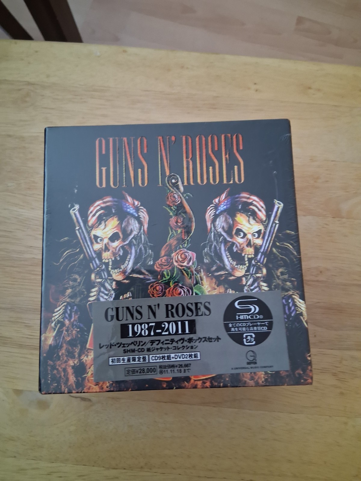 Guns N’ Roses 1987–2011 SHM-CD Japan Box Set 2012 Universal 9 Sealed CDs + DVD