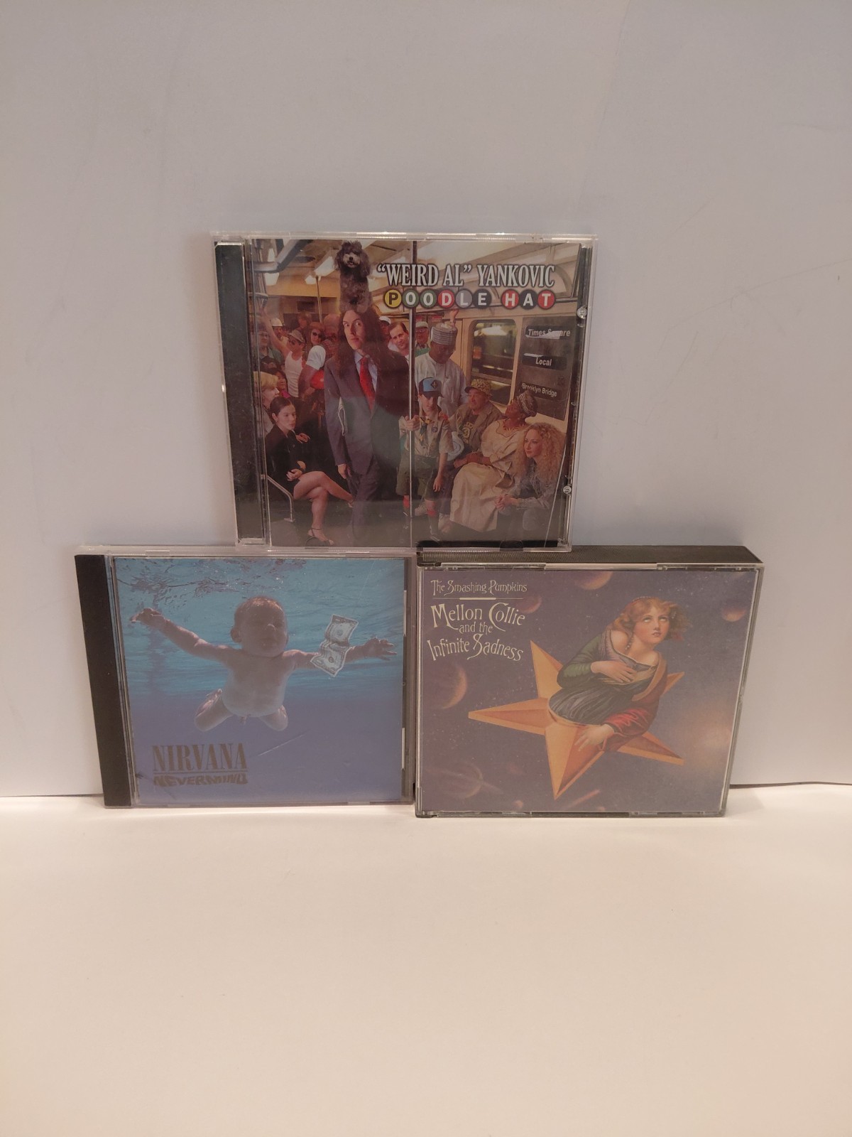 Lot Of 3 Rock Cds Smashing Pumpkins Nirvana & Weird Al Yankovic