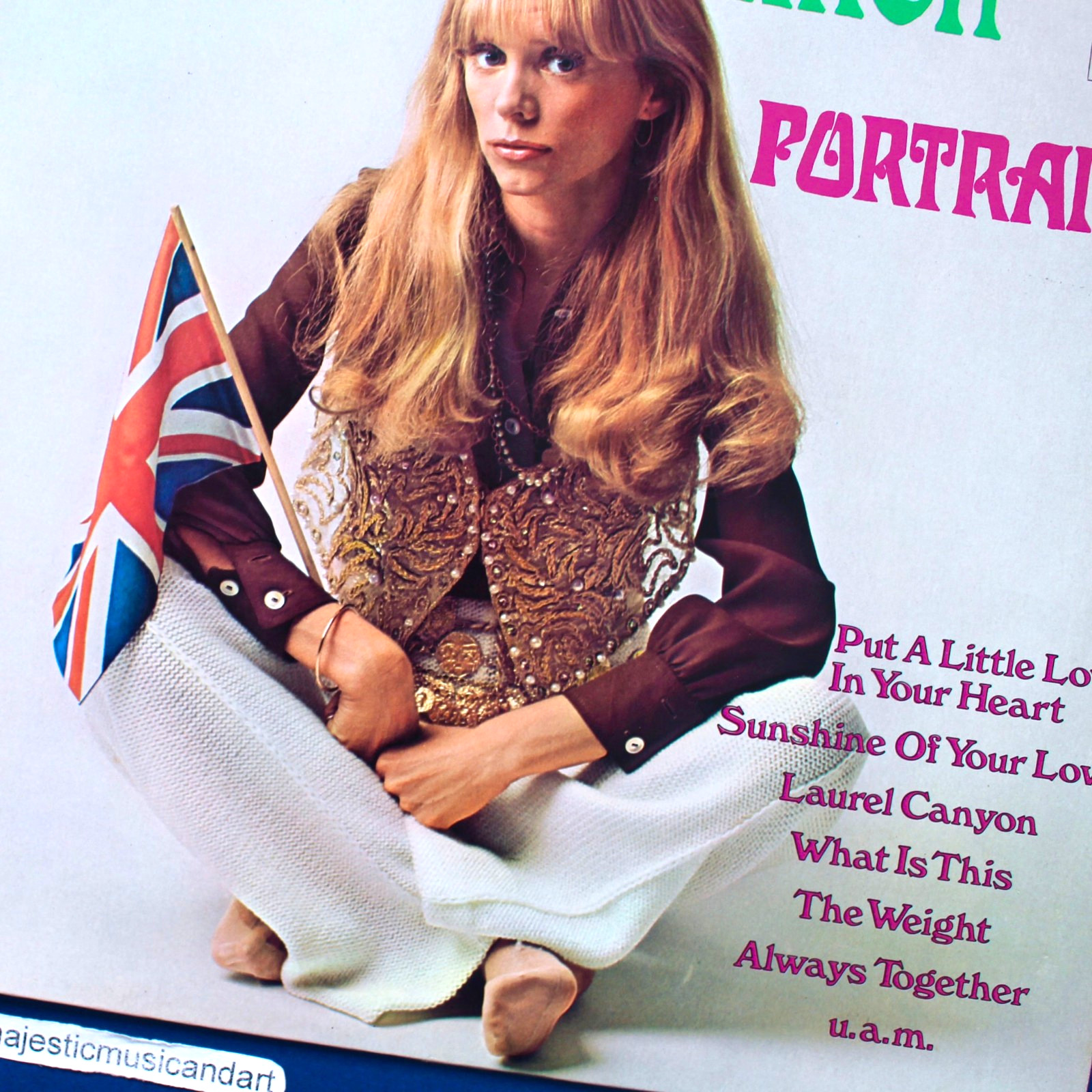 RARE COVER ORIGINAL 1971 JACKIE DeSHANNON VINYL LP LAUREL CANYON THE WEIGHT