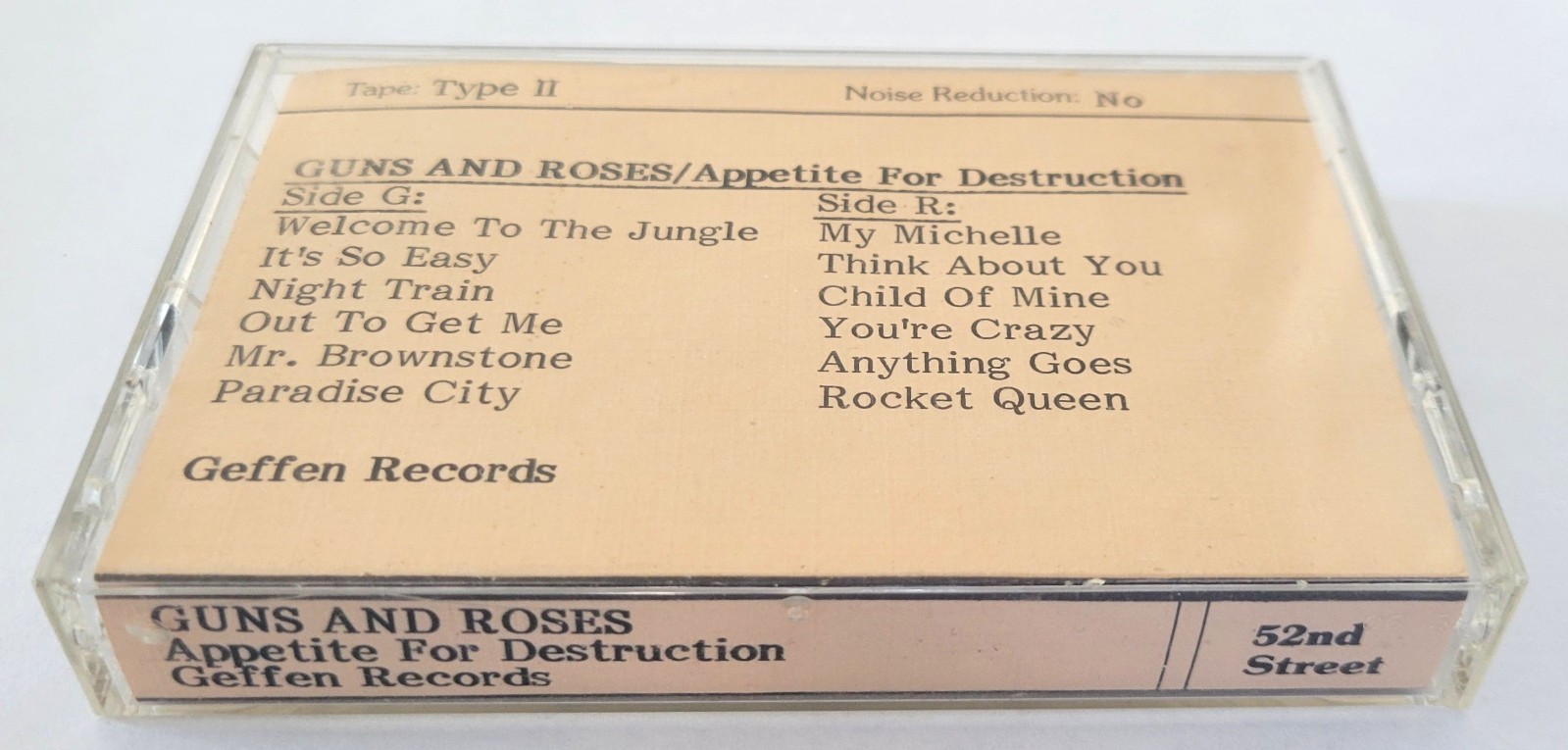 Guns N Roses - Guns And Roses - Appetite For Destruction - RARE Demo Tape