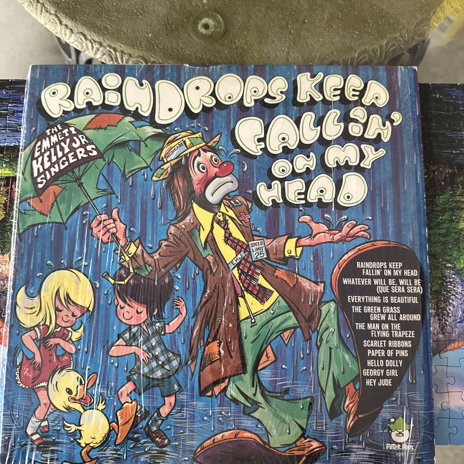 Emmett Kelly Jr. Singers - RAINDROPS KEEP FALLING ON MY HEAD sealed - lp vinyl