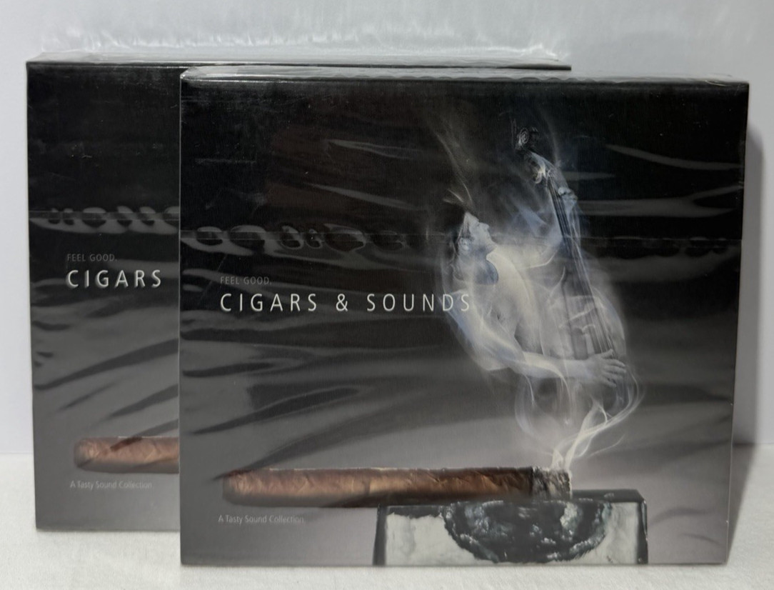 LOT of 2 Cigars & Sounds Feel Good A Tasty Sound Collection CD Sealed NEW