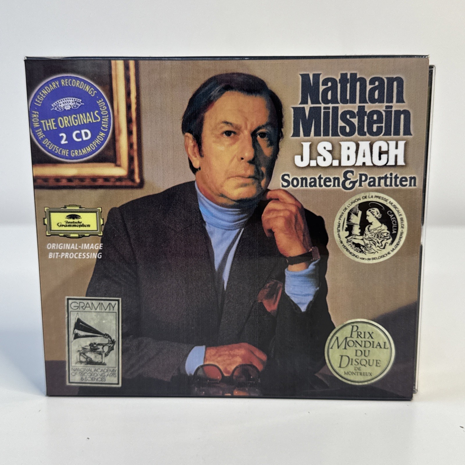 NATHAN MILSTEIN Bach: Sonatas & Partitas 1975 Box Set Deutsche Grammophon - Mint