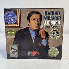 NATHAN MILSTEIN Bach: Sonatas & Partitas 1975 Box Set Deutsche Grammophon - Mint picture