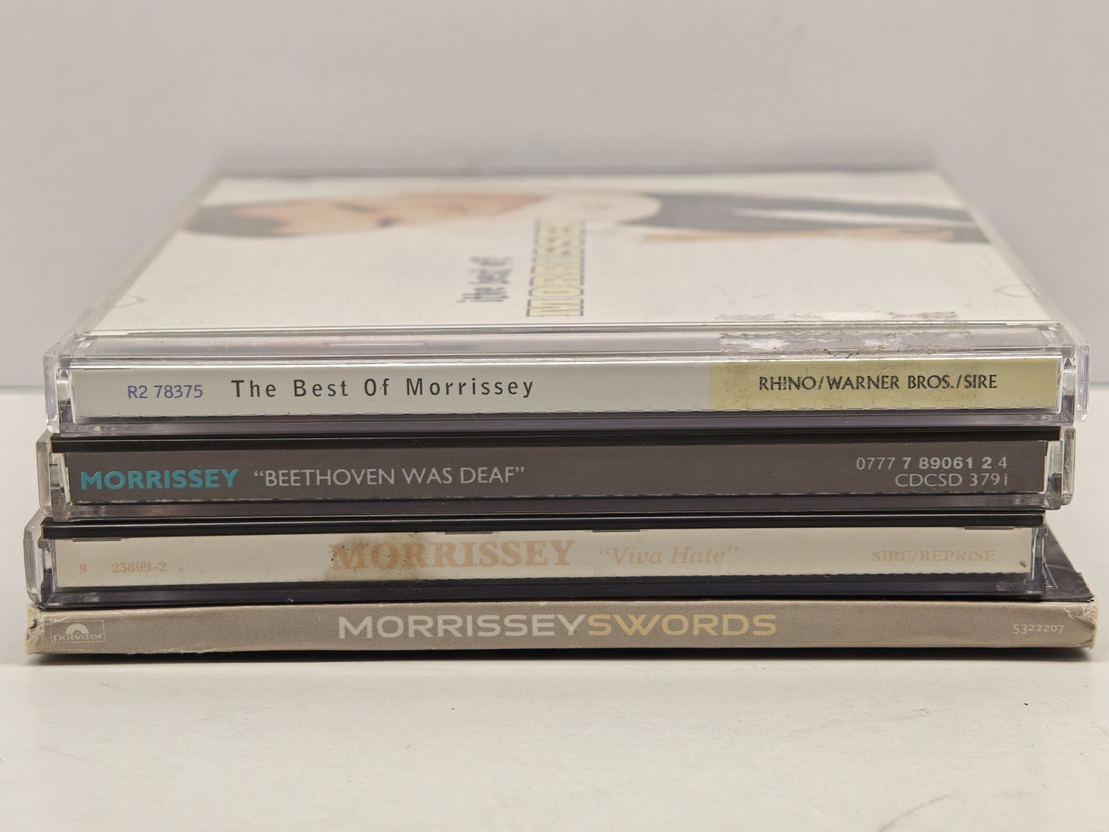 MORRISSEY | Lot of 4 CD |Swords, Viva Hate, Beethoven Was Deaf,Best of Morrissey