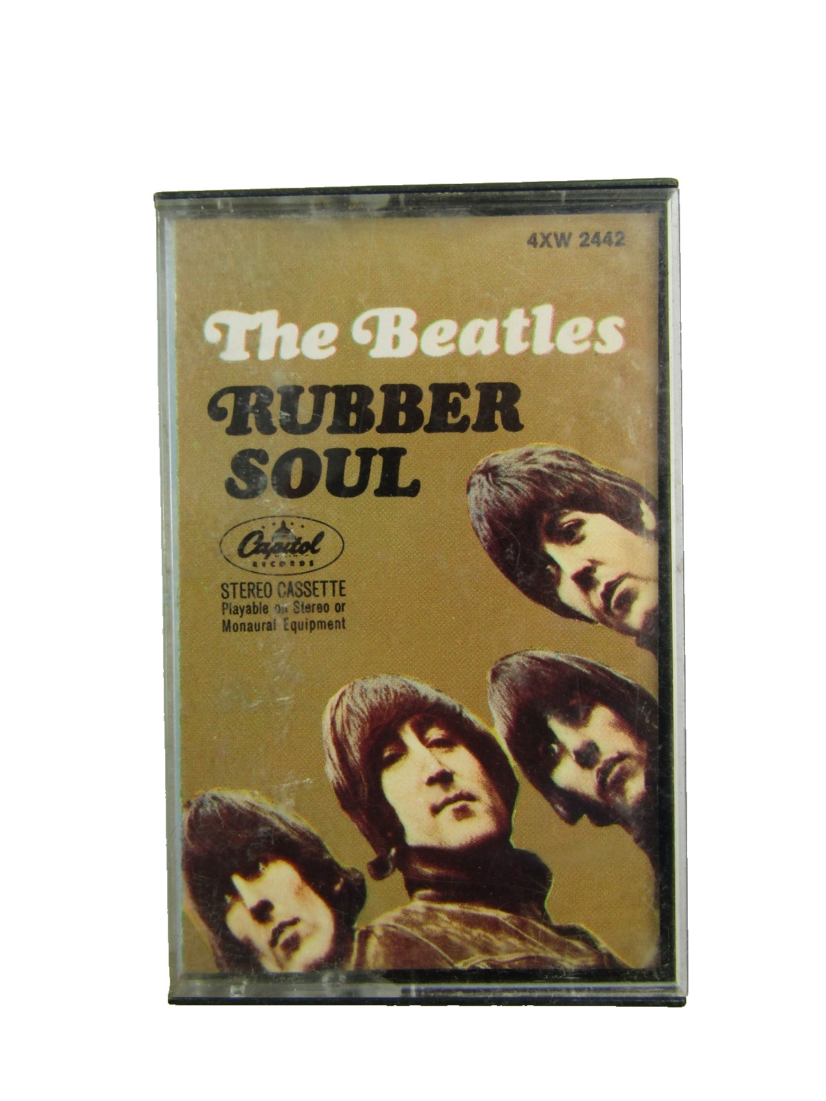 VTG The Beatles Cassette Tape Rubber Soul Capitol Records Pop Rock 