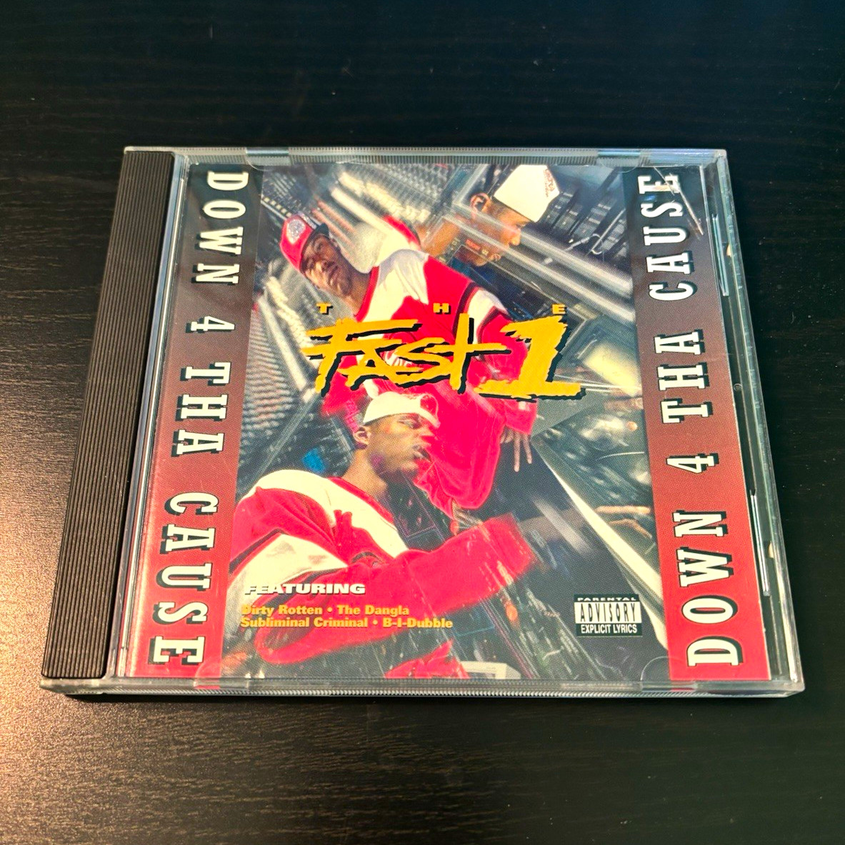 Rare The Fast 1 - Down 4 Tha Cause CD 1995 Rap G-Note Records RARE Collectible