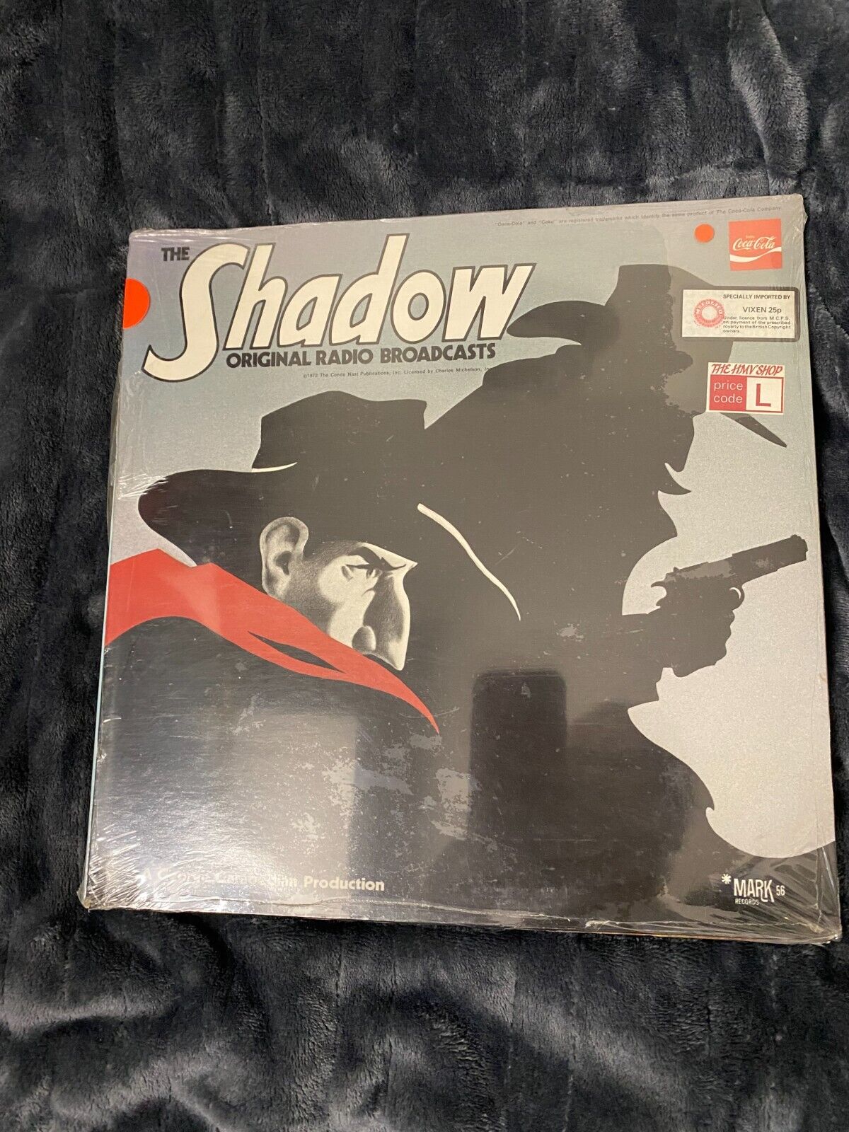 The Shadow Original Radio Broadcast - Coca Cola - Vinyl Record SEALED Mint NEW