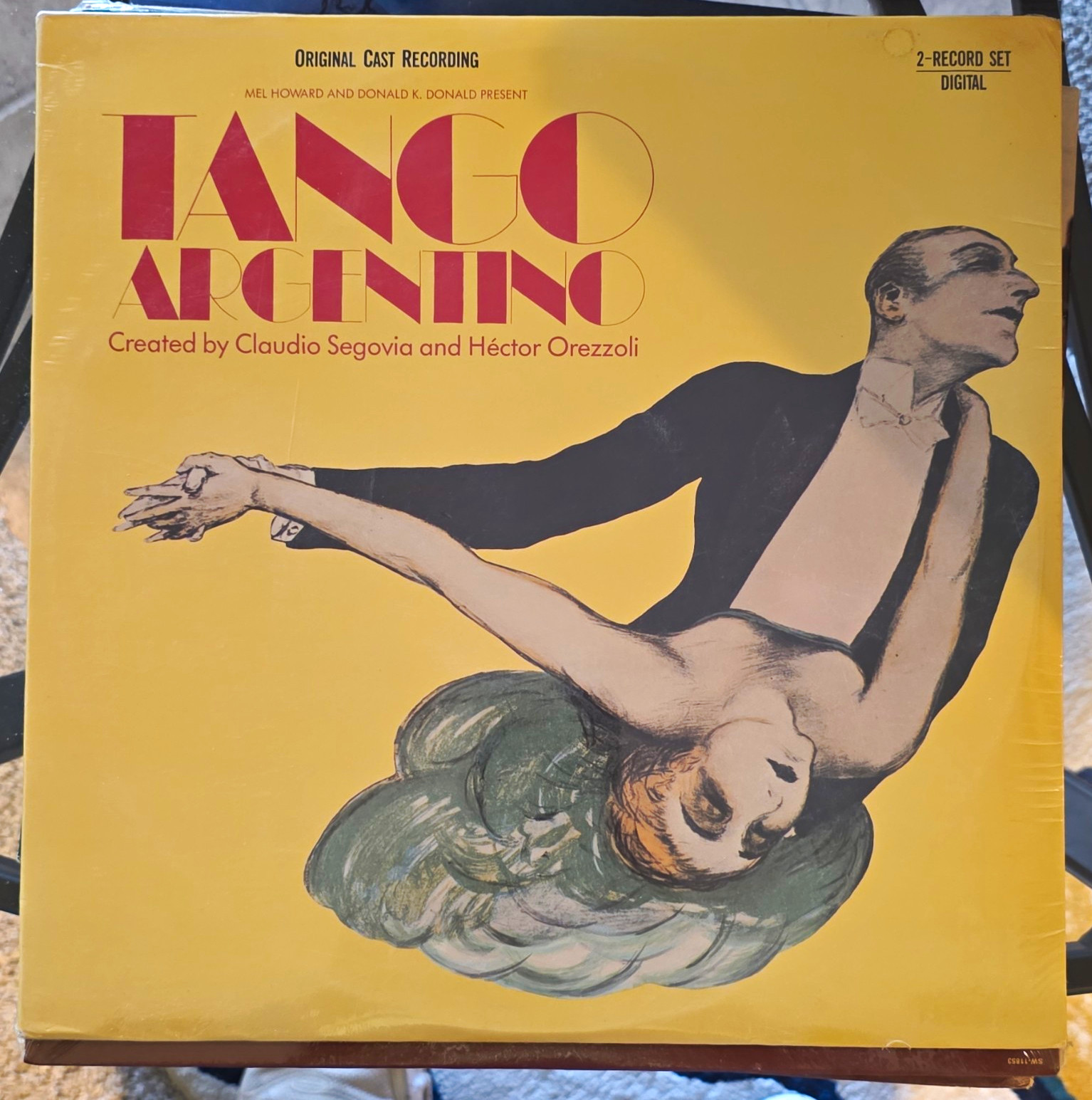 Atlantic Original Cast Recording Tango Argentino 2LP Vinyl 1986 81636-1-Q