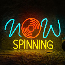 Record Neon Sign for Wall Decor Vintage Music Studio Neon Light Wall Art picture