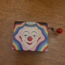 Vintage 1977 Koji Murai Pierrot de Pierre Clown Hand Crank Music Box Works picture