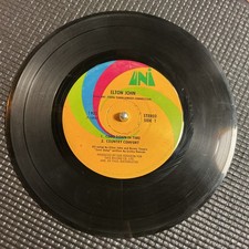 Elton John 33RPM “Tumbleweed Connection” 1971 70s Pop Rock 7” Jukebox EP picture