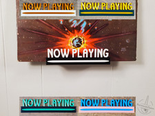 Retro Now Playing Wall Mount Display for Vinyl Records - LP Album Sleeve Shelf picture