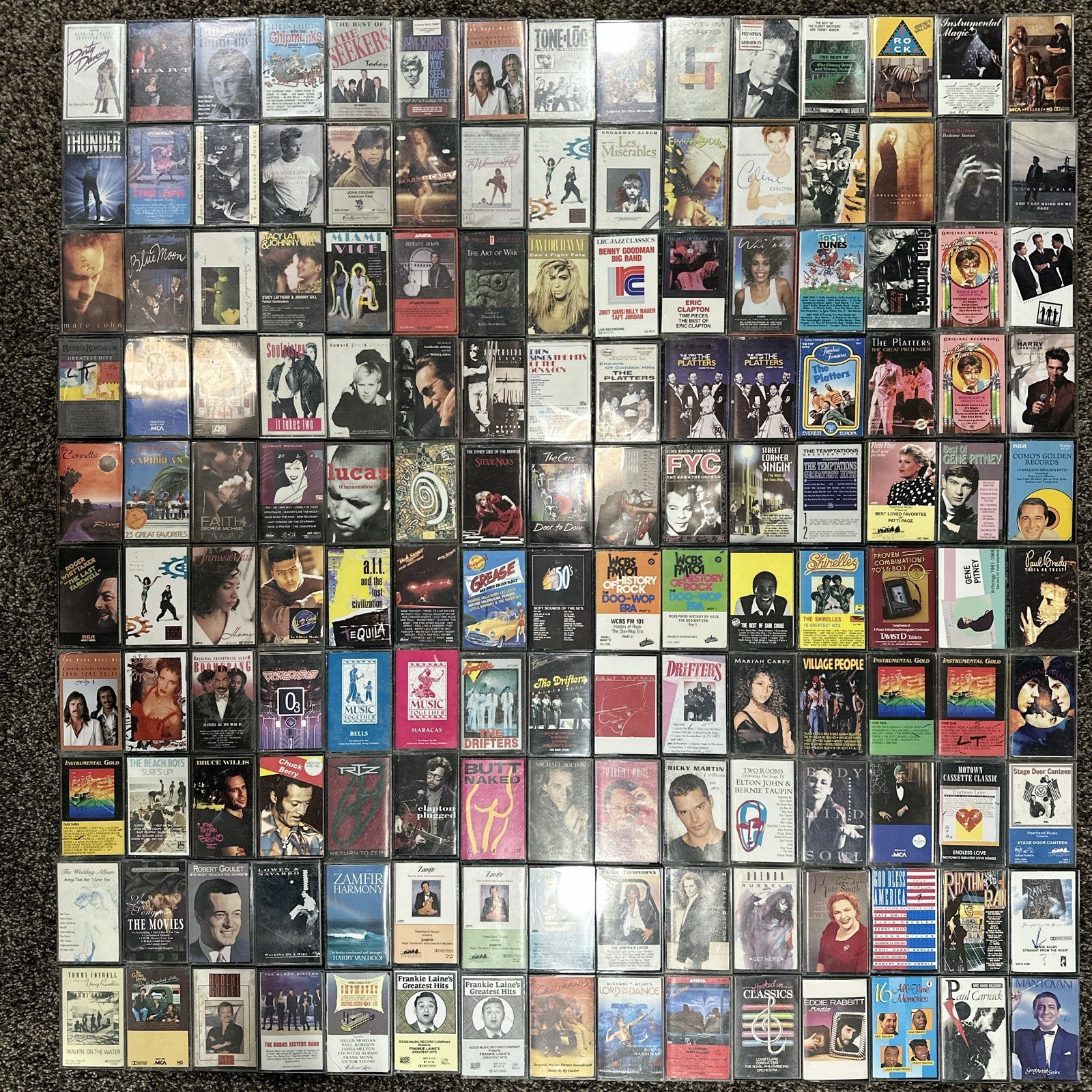 Lot of 148+ Music Cassette Tapes Rock Pop Country Oldies & More