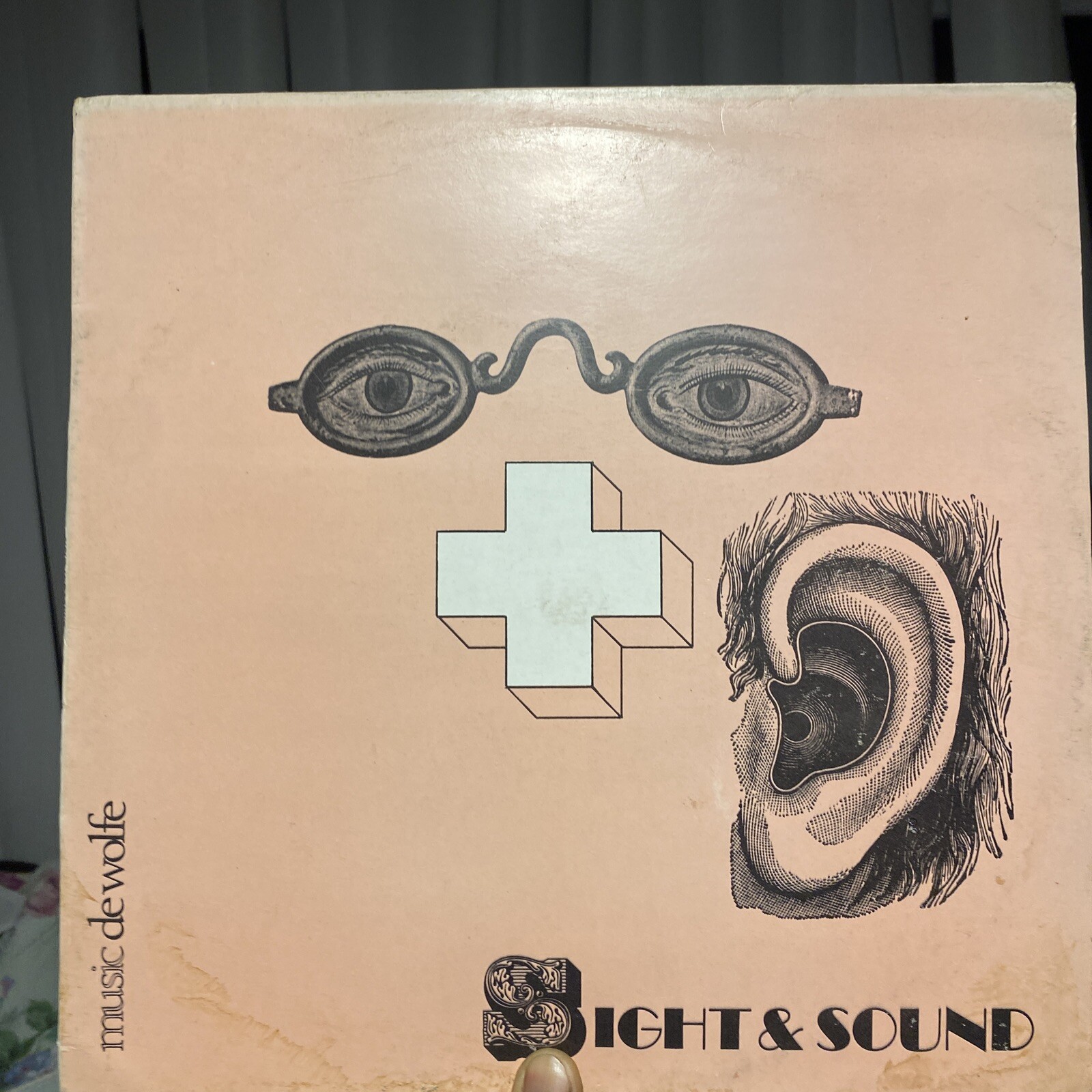 NICK INGMAN SIGHT AND SOUND VOL. 1 DE WOLFE LIBRARY LP 1981 NFL ACTION DRAMA