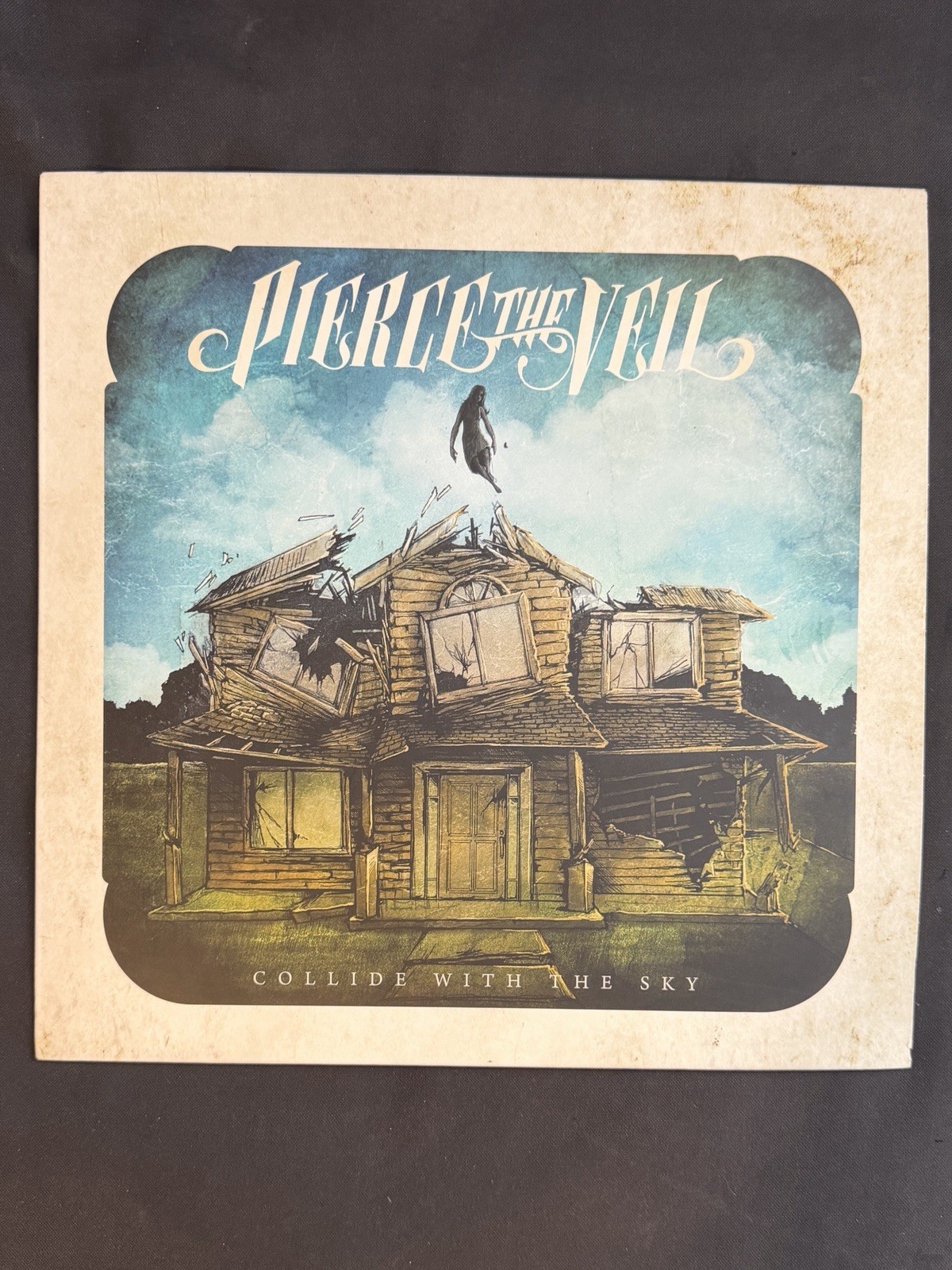 Pierce the Veil Collide With The Sky Coke Bottle Green Vinyl W Signed Poster