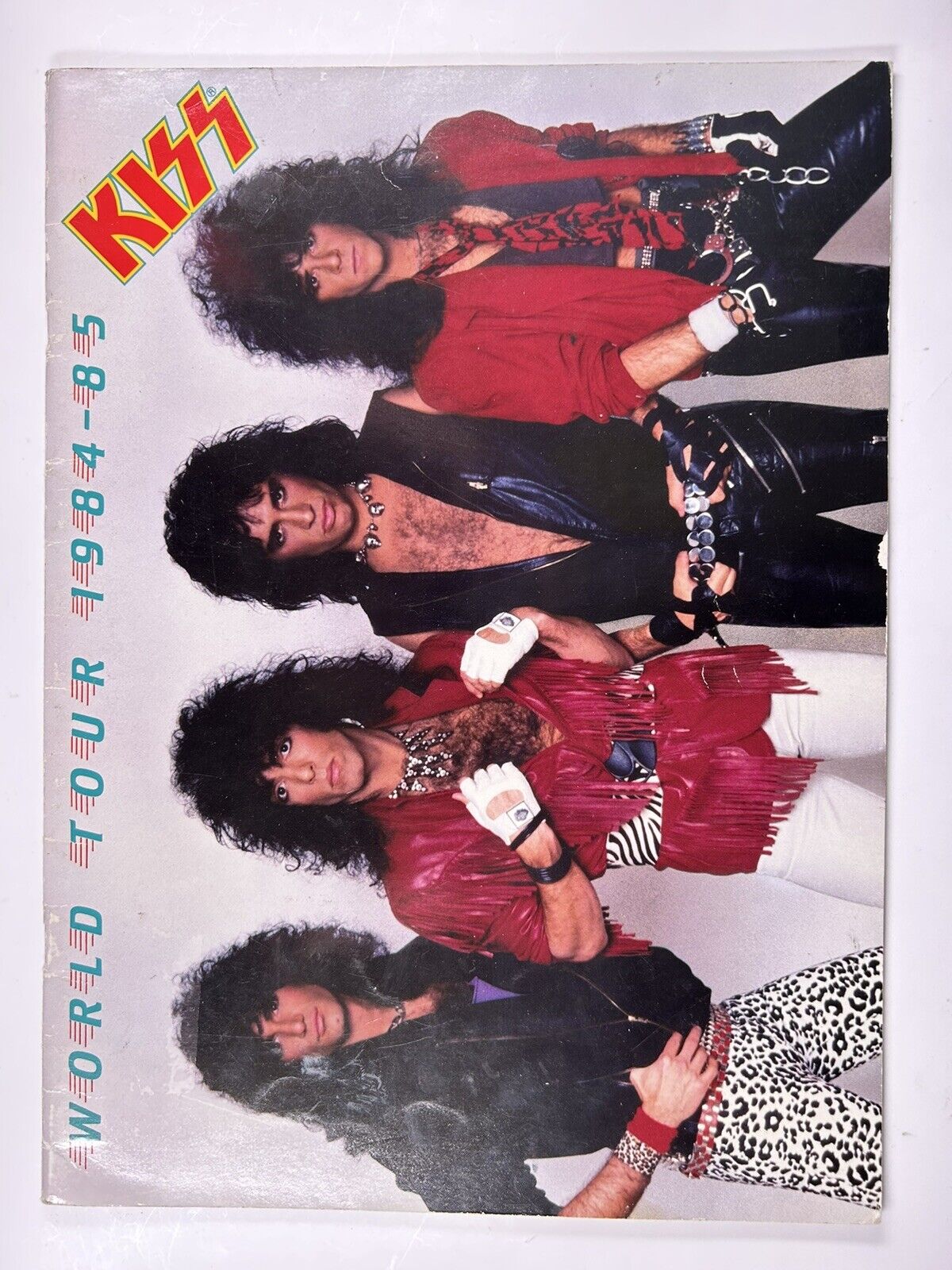 Kiss Gene Simmons Paul Stanley Programme Original Animalize World Tour 1984