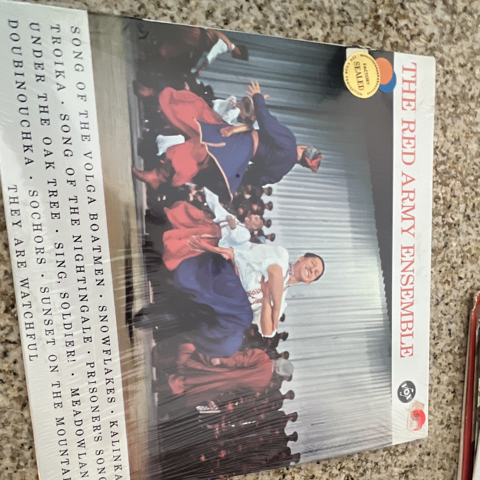 The Red Army Ensemble Nonesuch LP 12