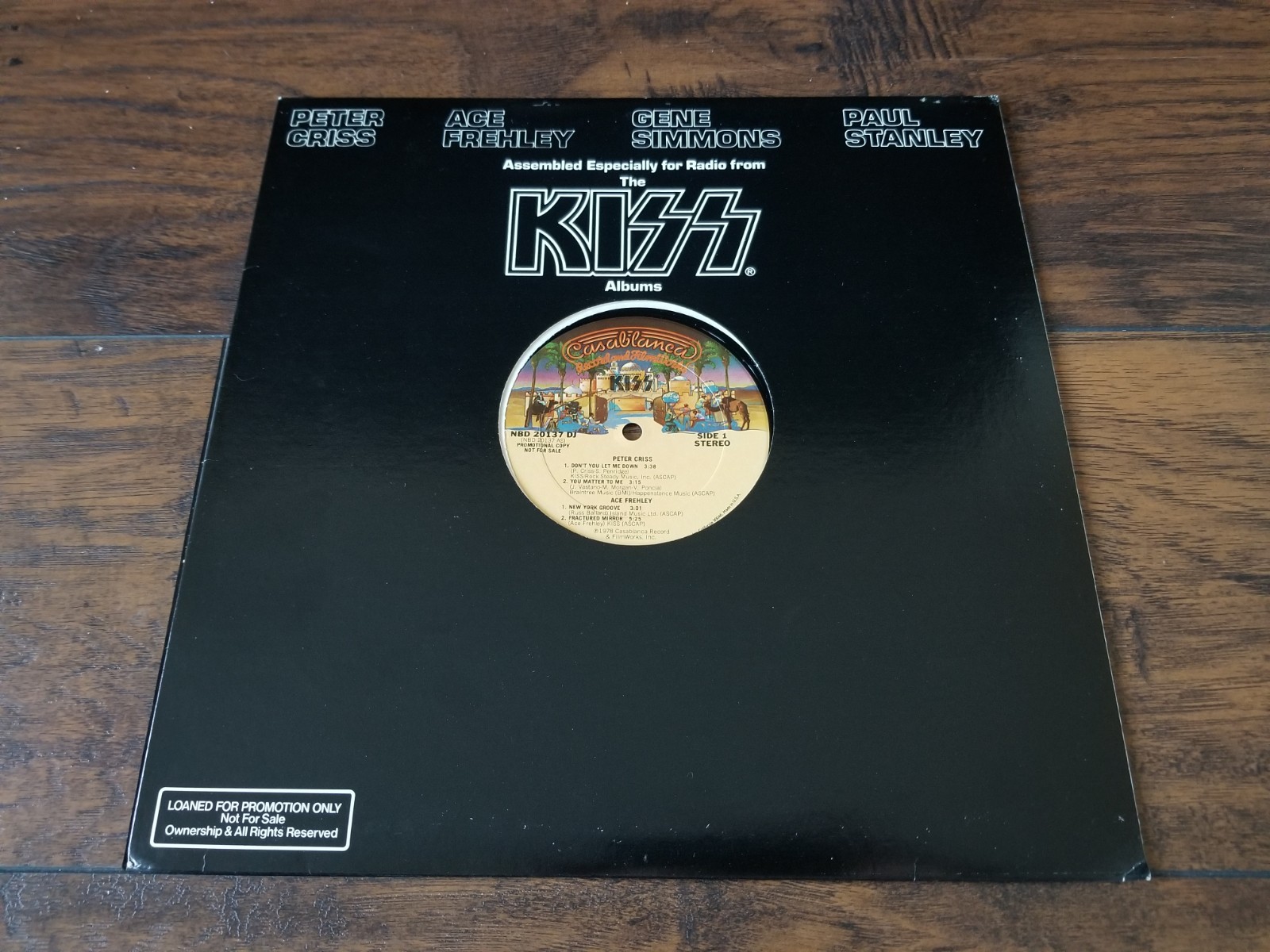 KISS Assembled Especially For Radio From The KISS Albums 1978 Promo Vinyl LP