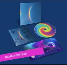 Coldplay Moon Music Eco CD Limited First Edition + Signed Art Card Brand New picture