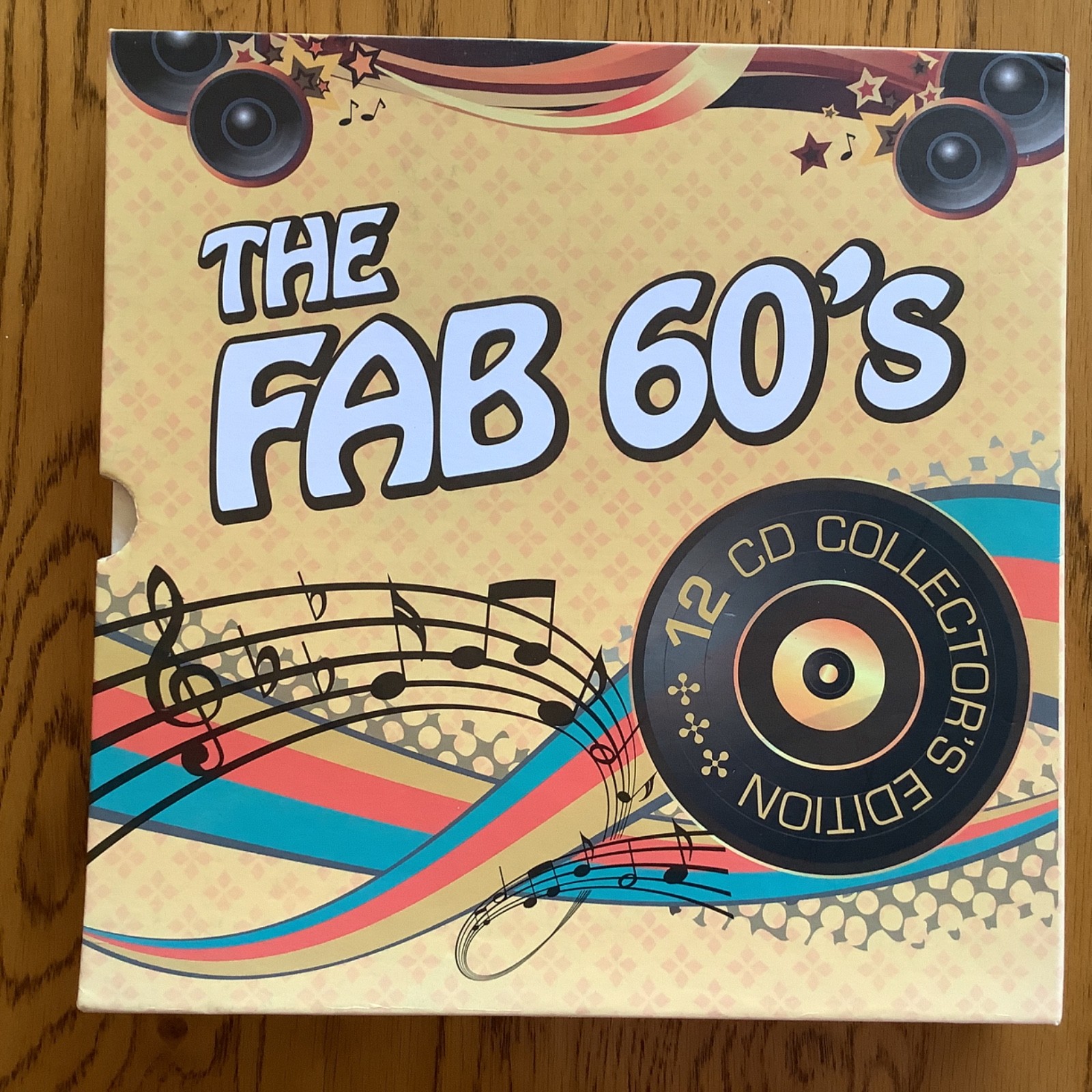 The Fab 60's 12 CD Collector's Edition Retro Look Box Set Original Artists