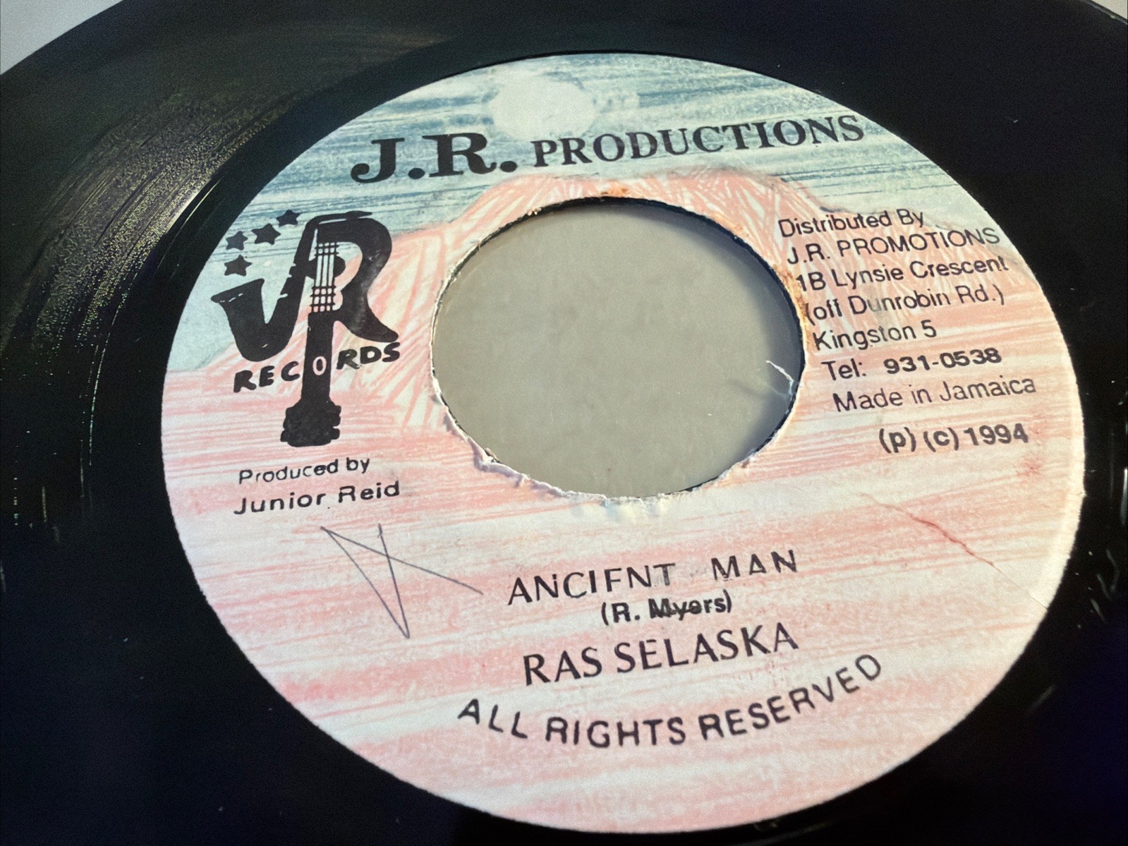 Ras Selaska - Ancient Man - 7” Vinyl 1994