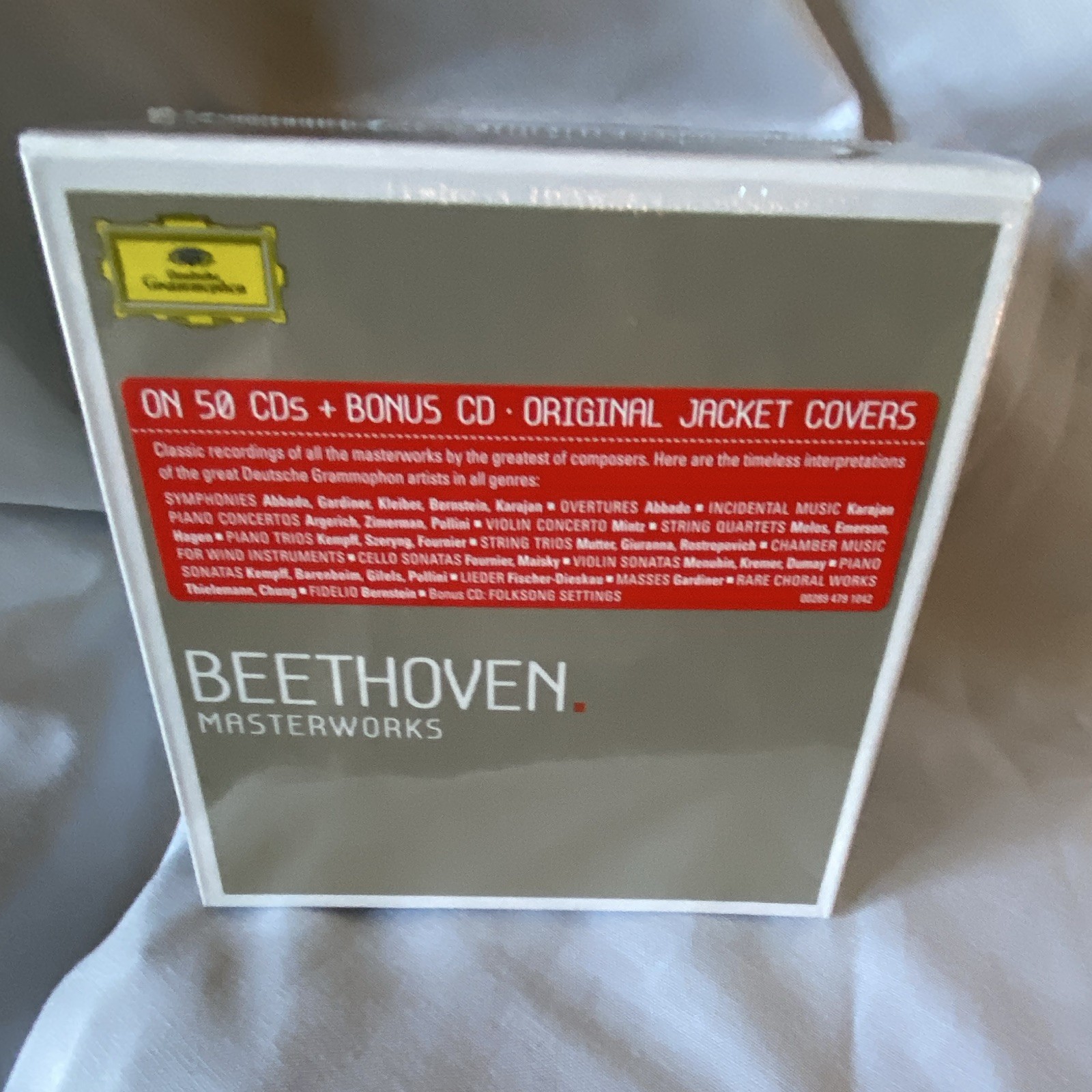 Deutsche Grammophon Beethoven Masterworks 51CD Box Set 2013 479 1042