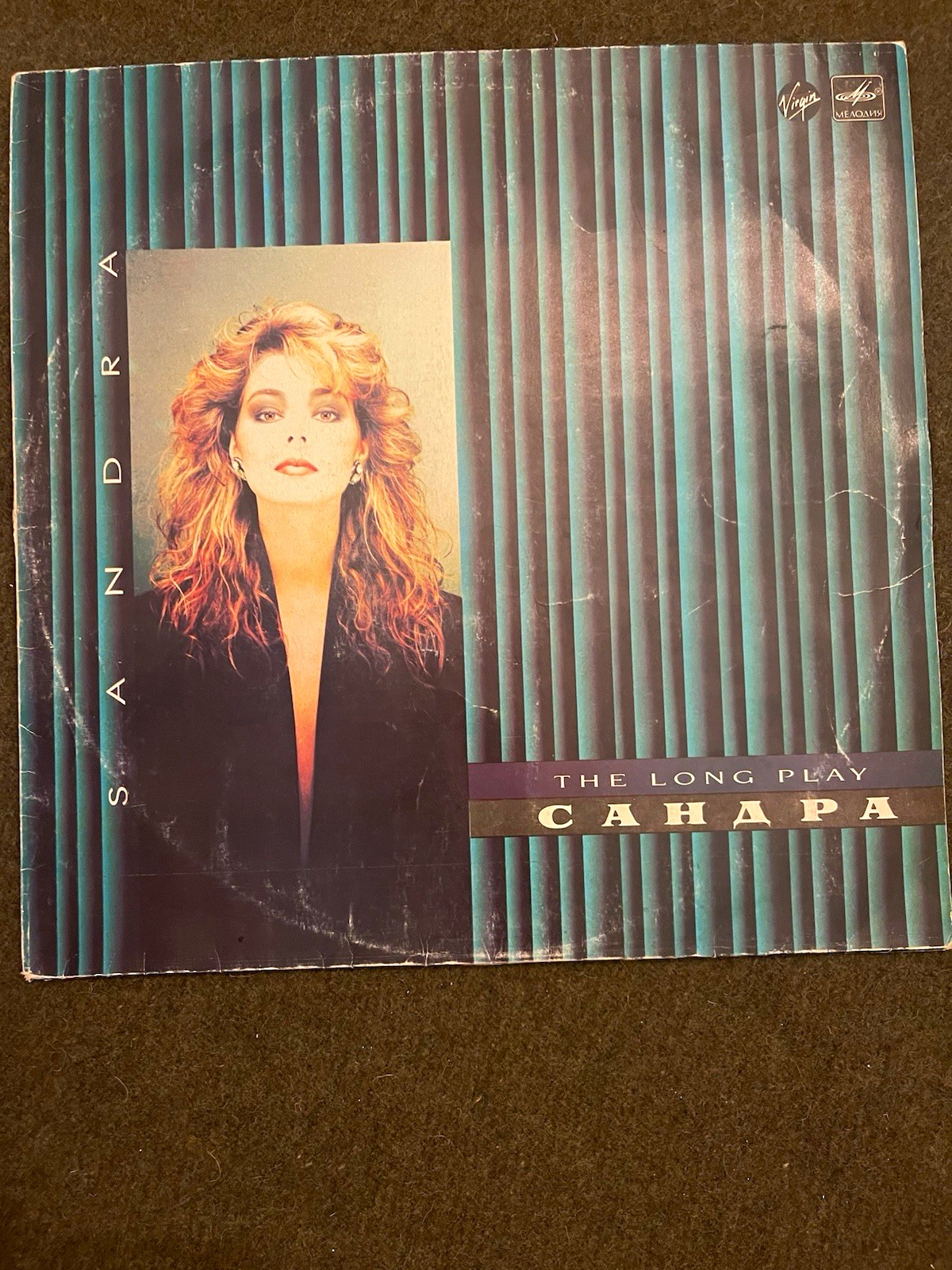 Vinyl Record LP Sandra – The Long Play Virgin 12