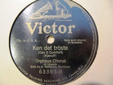 1906 SWEDISH ORPHEUS QUARTET Uppsala Ake Wallgren MOSSBERG Martha Porter Song picture