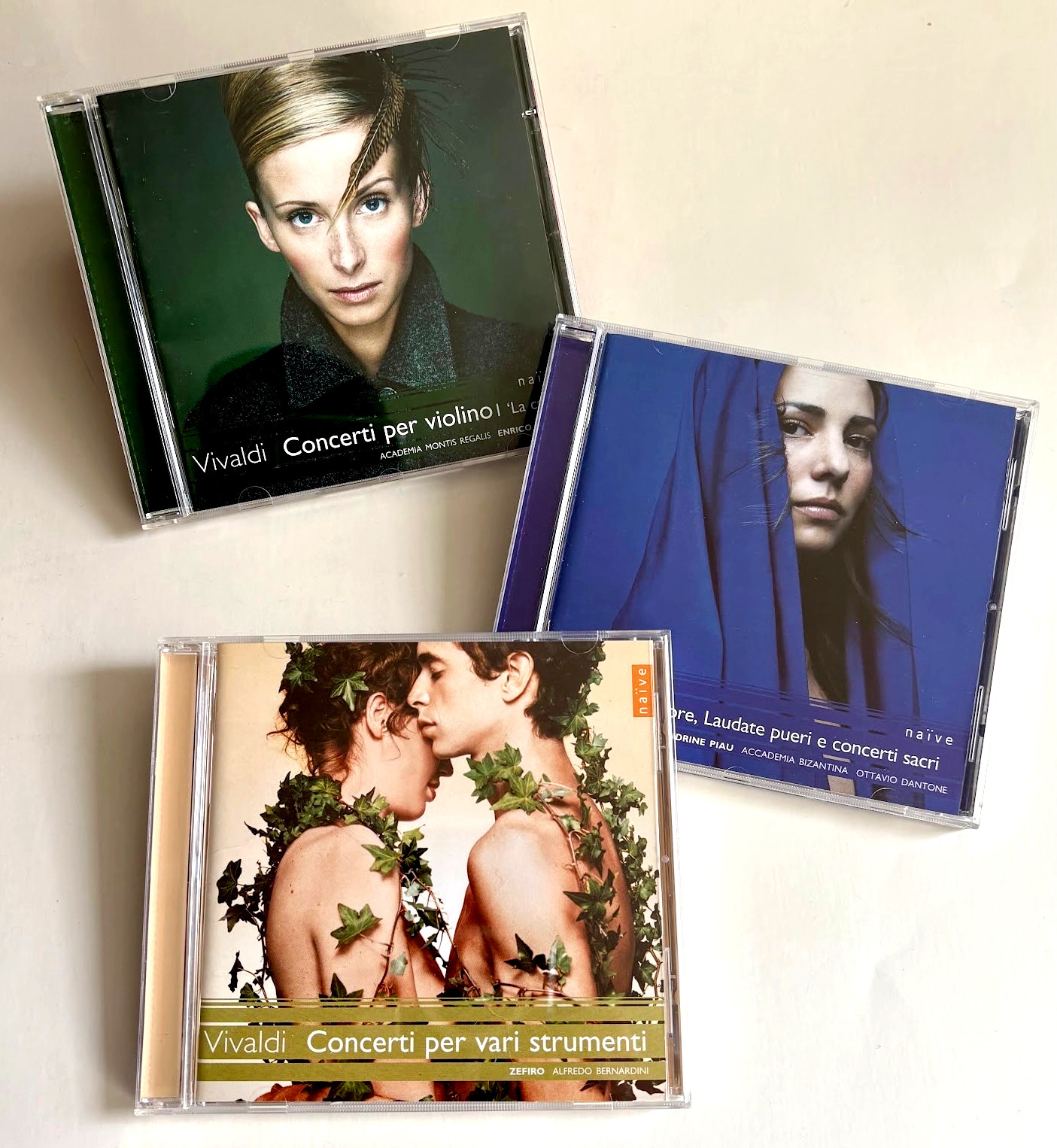Vivaldi - 3 cd lot from Vivaldi Editions on Naive label