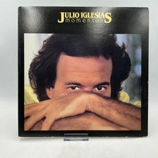 Vintage Julio Iglesias Momentos 12in Black Vinyl LP CBS 1982 Latin Pop picture