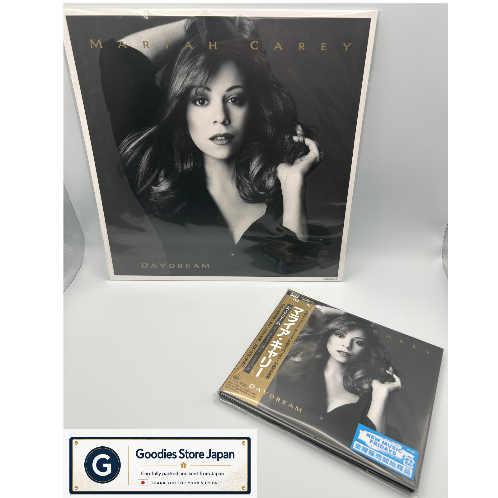 Mariah Carey Daydream 30th Anniversary Japan 2CD Amazon Mega Jacket NEW