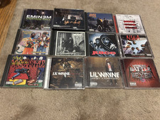 Lot of 12  CD's RAP HIP HOP CD'S--LIL WAYNE, EMINEM, BIGGIE++ picture