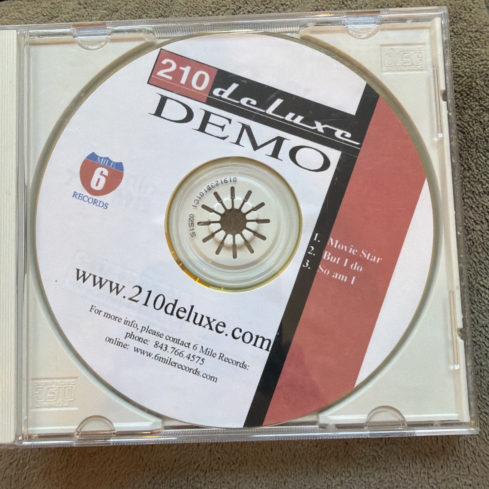 210 Deluxe Demo Cd-Ultra Rare